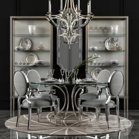 Miramont round dining table